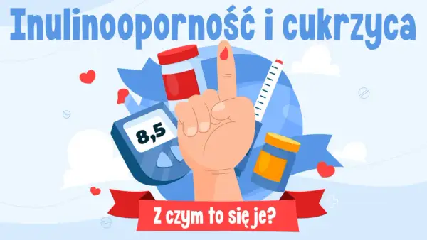 Insulinooporność a cukrzyca: glukometr, strzykawka i leki. Zrozumienie związku między insulinoopornością a cukrzycą jest kluczowe.