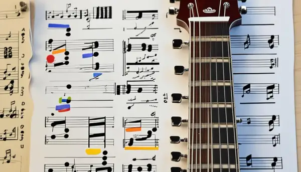 Czytanie nut gitarowych: Opanuj podstawy i graj świadomie.