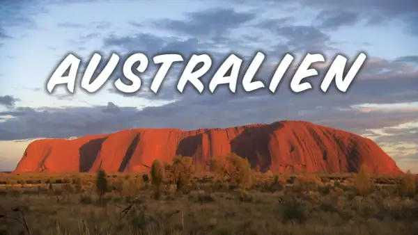 Uluru i solnedgången, en ikonisk plats som väcker nyfikenhet. Här finns fakta om Australien.