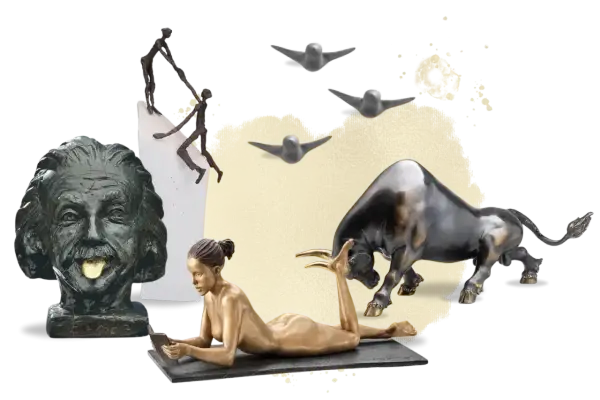 Große Skulptur Wohnzimmer: Perfektes Statement-Kunstwerk finden