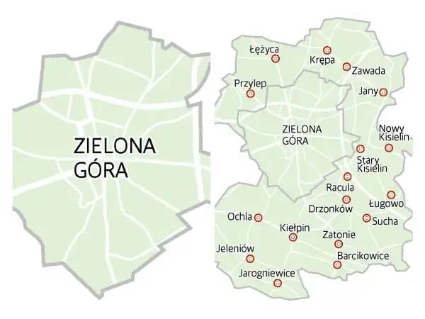 Ile km do Zielonej Góry? Sprawdź odległości z różnych miast