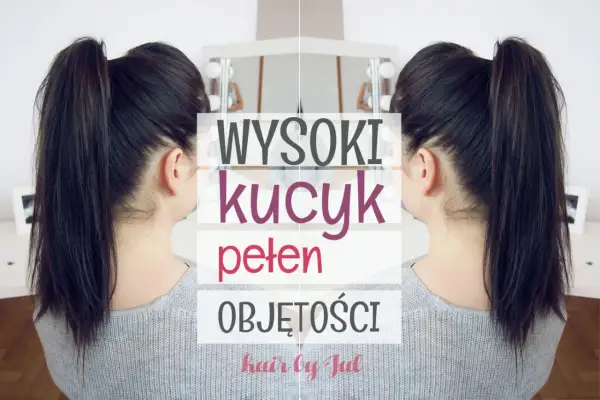 Wysoki kucyk pełen objętości, idealny na co dzień.