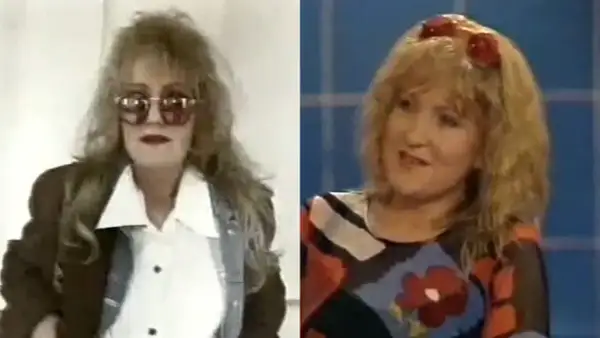 Marek Kondrat w roli cycoliny z reklamy mydełka Fa. Tekst z lat 90.