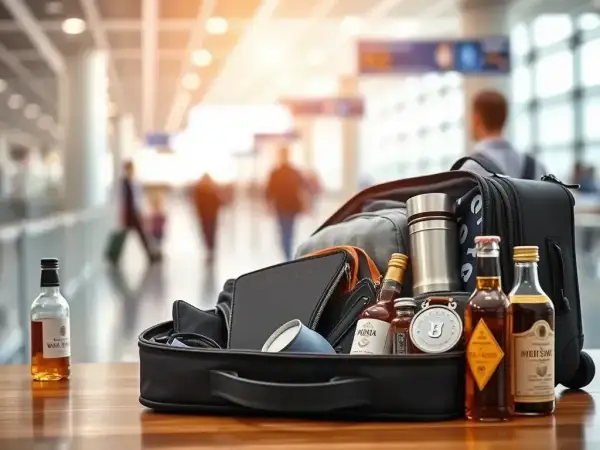 Alkohol w bagażu podręcznym: Zasady przewozu w samolocie
