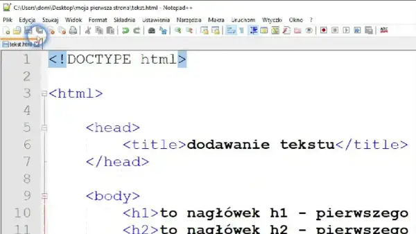 Notatnik w HTML? Dlaczego nie działa i jak tworzyć pliki TXT.