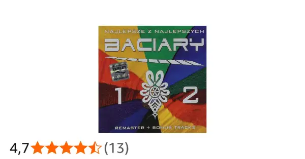 Okładka albumu "Baciary utwory" z numerami 1 i 2, remaster z bonusowymi utworami.