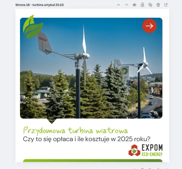 Ile kosztuje przydomowa elektrownia wiatrowa? Zyskaj do 47 000 zł