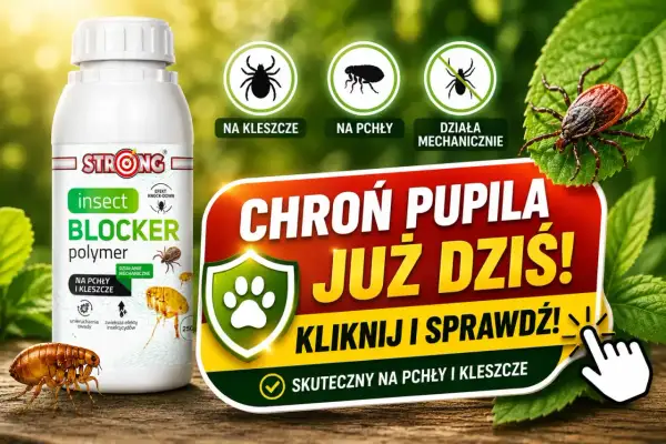 Oprysk na komary i kleszcze dla pupila. Skuteczna ochrona przed insektami.