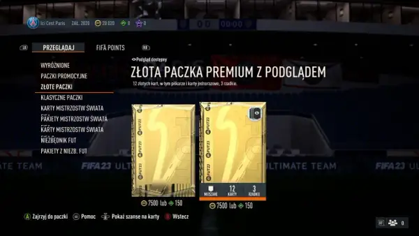 Jakie paczki otwierać w FIFA 23, aby zdobyć najlepszych zawodników?