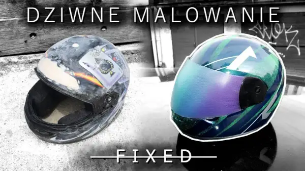 Pomaluj kask motocyklowy sam! Poradnik: bezpieczeństwo i efekt.