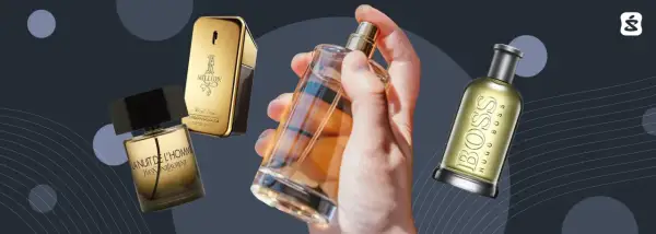 Popularne męskie perfumy: Paco Rabanne 1 Million, Yves Saint Laurent La Nuit de L'Homme i Hugo Boss.