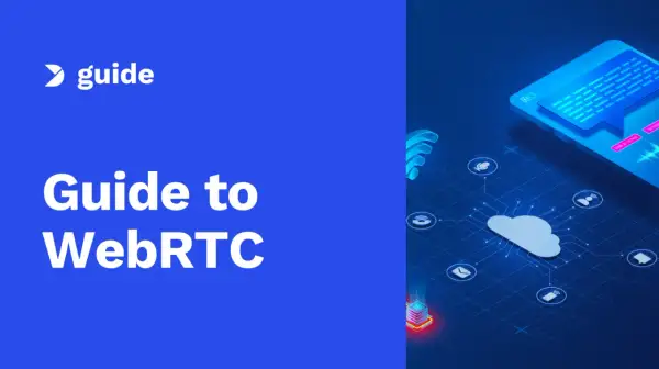 Guide to WebRTC, illustrating real-time communication and streaming capabilities.