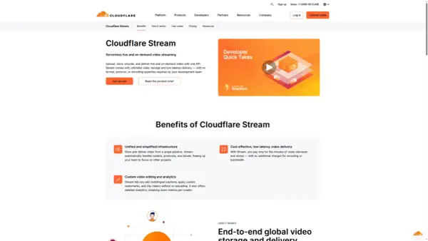 Learn how to store videos online with Cloudflare Stream, offering unlimited storage and low-latency delivery.