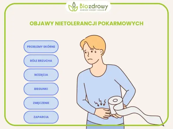Choroba jelit, bóle brzucha, problemy skórne – to objawy nietolerancji pokarmowych, które mogą być spowodowane przez alergeny.