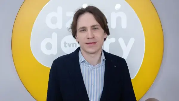 Marcin J, prawnik, w studiu Dzień Dobry TVN.