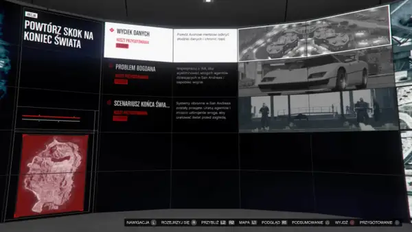 Wybierz jedną z misji GTA 5: "Wyciek danych", "Problem Bogdana" lub "Scenariusz końca świata".