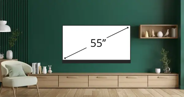 TV 55 cali: Złota zasada montażu. Idealna wysokość bez bólu!