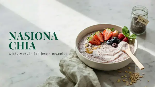 Pudding z nasion chia z owocami i miodem. Dowiedz się, jak jeść nasiona chia, by cieszyć się ich zdrowiem i smakiem.
