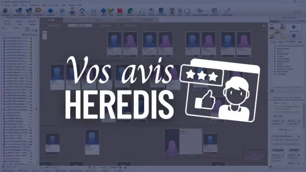 Vos avis sur Heredis, le logiciel de généalogie gratuit. Explorez votre histoire familiale avec facilité.