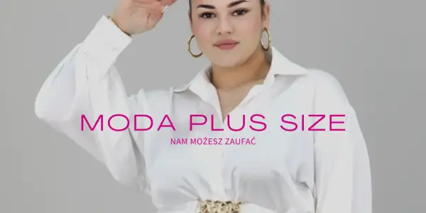 Elegancka kobieta w białej koszuli, prezentująca modę plus size. Wawa odzież turecka duże rozmiary to Twój styl.