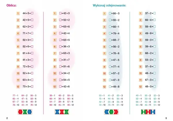 Sprawdzian dodawanie i odejmowanie w zakresie 100 klasa 2. Zadania z matematyki dla drugoklasistów.