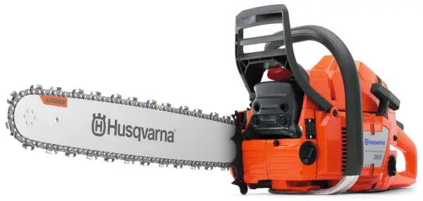 Pomarańczowa piła łańcuchowa Husqvarna 365 z ostrzem X-FORCE. Poznaj jej husqvarna 365 dane techniczne.