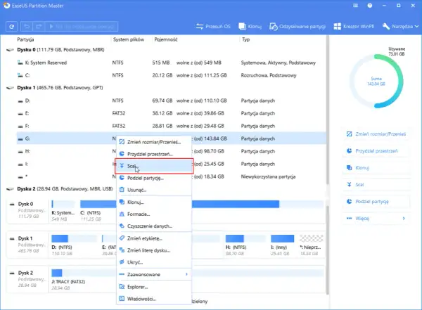 Jak podzielić dysk na partycje w Windows 10 bez utraty danych