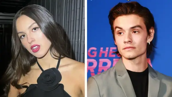 Olivia Rodrigo y su novio, Zack Bia, en un evento.