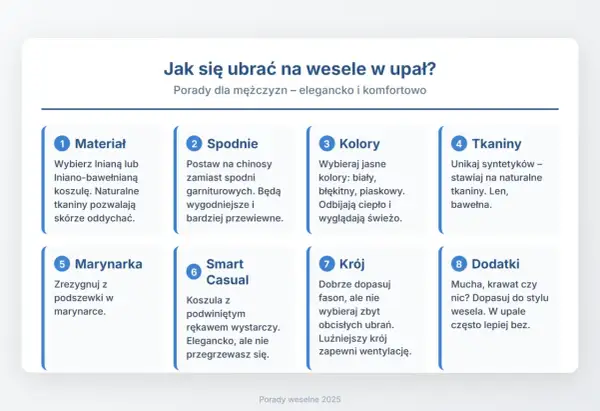 Jak się ubrać na wesele? Męski poradnik bez modowych wpadek