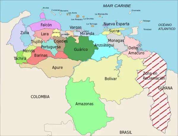 Wenezuela gdzie leży? Mapa, sąsiedzi, Karaiby i kontekst 2026