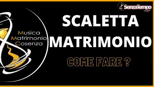 Scaletta musica matrimonio Cosenza: come organizzare la colonna sonora perfetta per il tuo ricevimento.