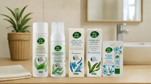 Linea Vivi Verde con aloe vera per una pelle idratata e protetta. Ideale per applicare aloe vera sul viso tutta la notte.