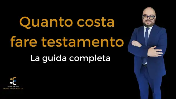 Quanto costa fare testamento olografo depositato dal notaio? Guida completa con avvocati ereditari.