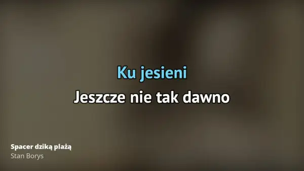 Stan Borys czy Stanisław Soyka? Kto śpiewa "Spacer dziką plażą"?