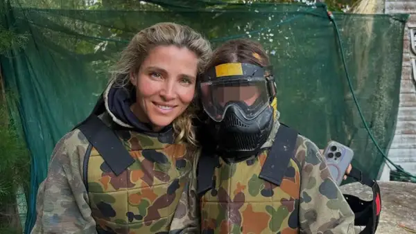 Elsa Pataky y su hija, listas para la acción en paintball. ¡Aventura familiar!