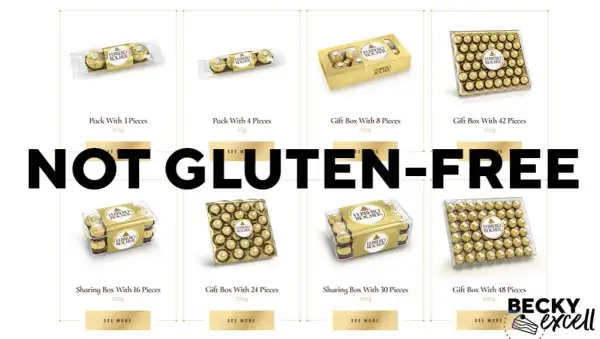 Czy Ferrero Rocher ma gluten? Niestety tak! Co zamiast nich?