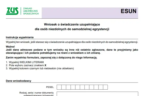 ZUS 800 plus 2025/2026: Wniosek online krok po kroku poradnik
