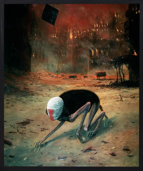 Malarstwo Beksińskiego: Odkryj mroczne piękno surrealizmu