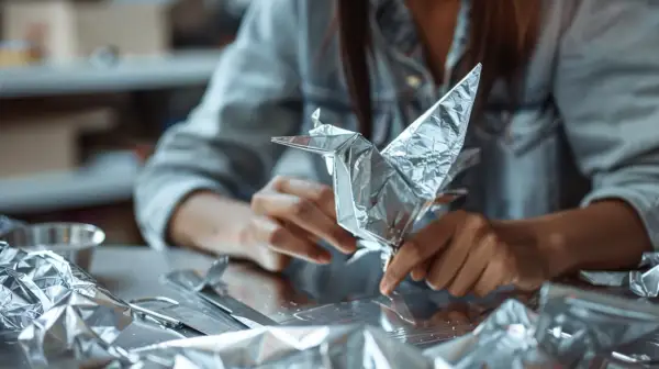Kreatywne projekty z folii aluminiowej - Co można zrobić?