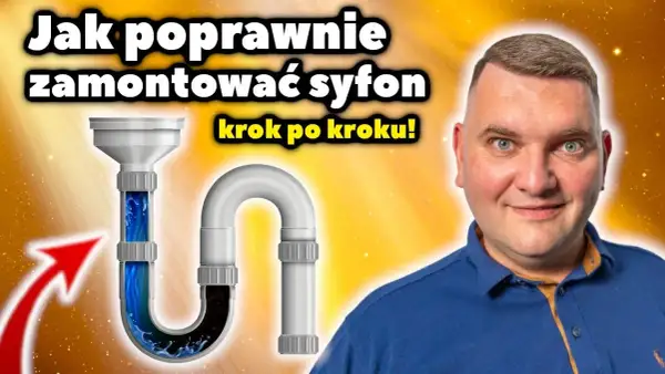Jak założyć uszczelkę klinową syfonu, aby uniknąć wycieków wody