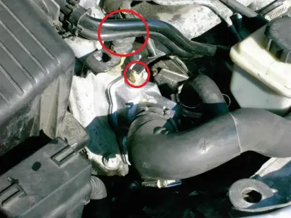 Gdzie jest czujnik temperatury silnika Opel Zafira - znajdź go łatwo