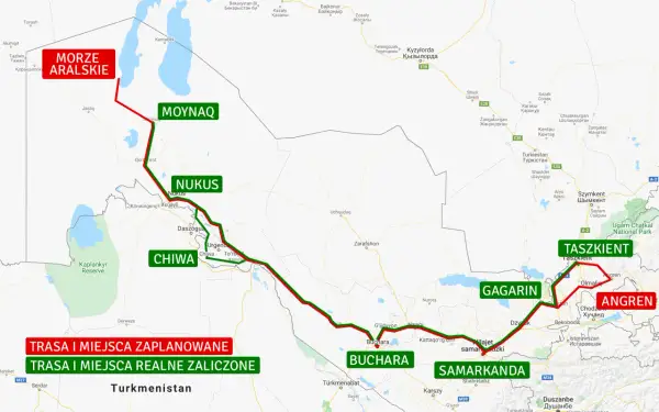 Trasa podróży po Uzbekistan: Morze Aralskie, Moynaq, Nukus, Chiwa, Buchara, Samarkanda, Taszkient. Zobacz te miejsca!