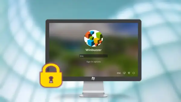 Ekran logowania Windows z polem PIN i ikoną kłódki. Dowiedz się, jak zablokować ekran Windows, aby chronić swoje dane.