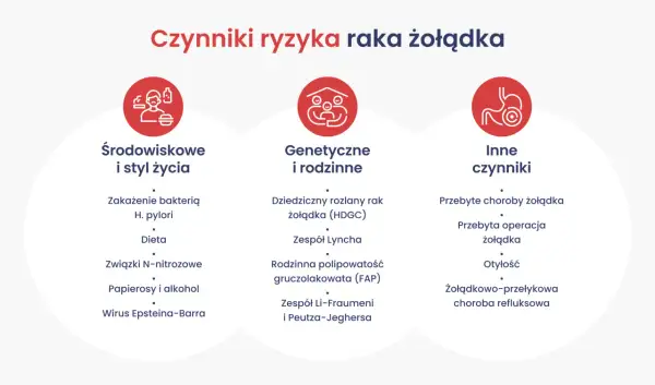 Czynniki ryzyka raka żołądka: środowiskowe, genetyczne i inne. Długość rozwoju raka żołądka zależy od wielu czynników.