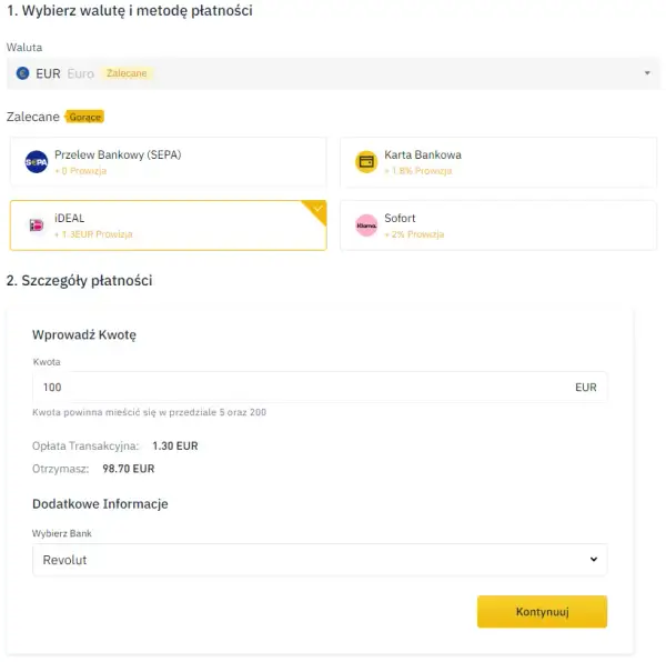 Jak przelać krypto z Revolut na Binance bez ryzyka utraty środków
