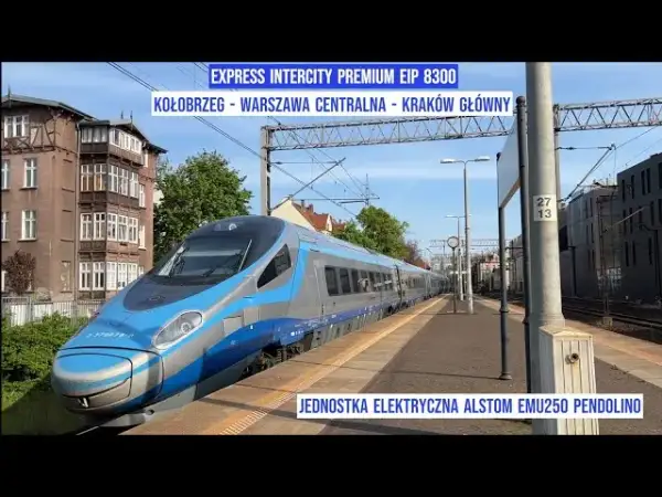 Ile jedzie pendolino z Krakowa do Kołobrzegu? Sprawdź czas podróży