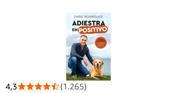 Enric Rodríguez y su perro, protagonistas de "Adiestra en Positivo", una guía completa para educar a tu perro desde cero.
