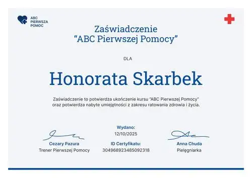 Kto może wystawić zaświadczenie o ukończeniu kursu pierwszej pomocy? Sprawdź, zanim stracisz czas.