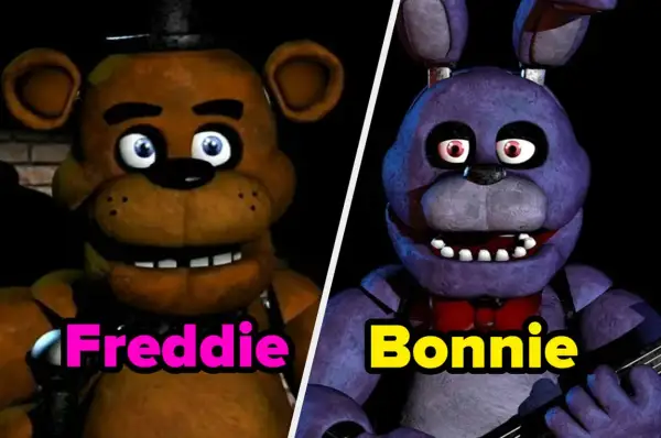 Freddy i Bonnie z FNaF, gotowi do występu. Którym animatronikiem jesteś z FNaF?