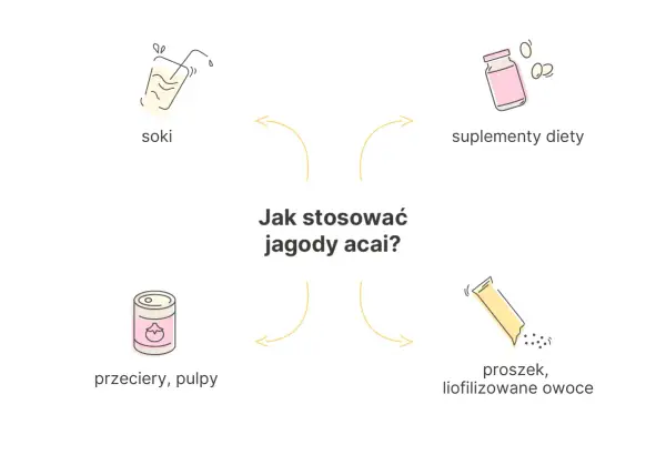 Jagody acai: jak stosować? W formie soków, przecierów, suplementów diety czy proszku. Dowiedz się, acai co to za superfood!
